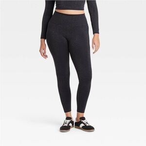 Women's Lurex Seamless High-Rise
Leggings - All In Motion™ Black new